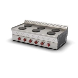 6 Burners Electrical Countertop Cooker Circle Plate