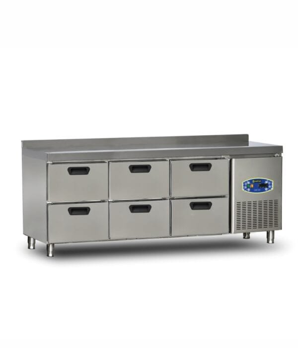 Counter Type 6 Drawers Refrigerator 60 CM