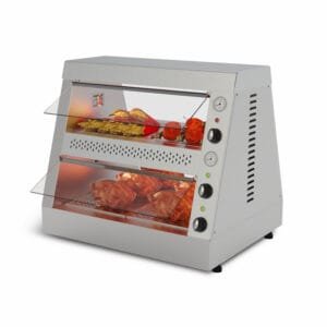 Double Hot Counter Top Display Unit