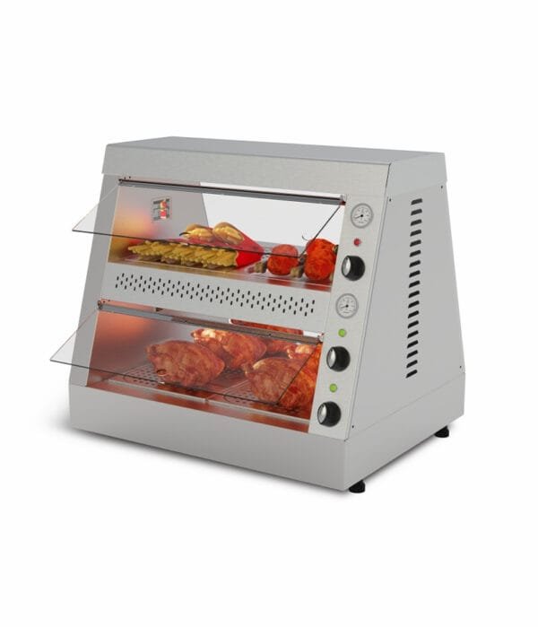 Double Hot Counter Top Display Unit