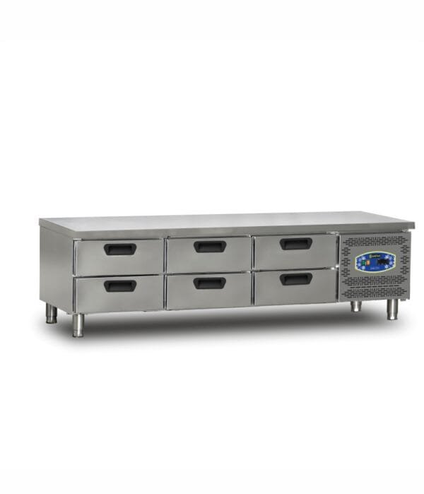 Under Equipment 6 Drawer Refrigerator 60 CM