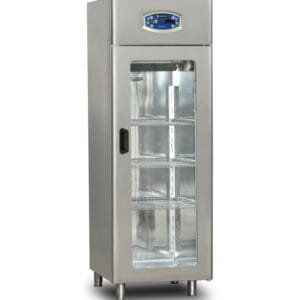 Single Glass Door Upright Refrigerator
