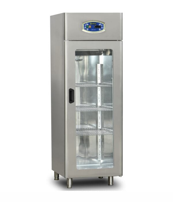 Single Glass Door Upright Refrigerator