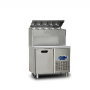 Single Door Under Counter High Pizza Preparation Refrigerator