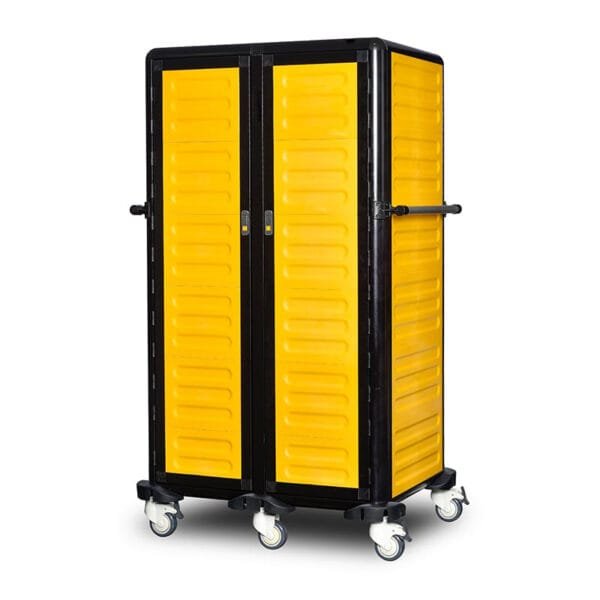 Double Gastronome Pan Trolley 150CM (2 Sides+Back Closed+Door)