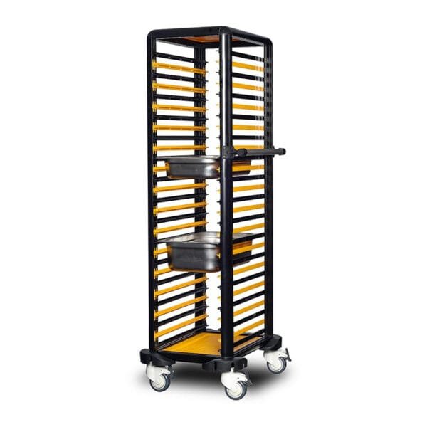 Single Gastronome Pan Trolley 150CM (Open)