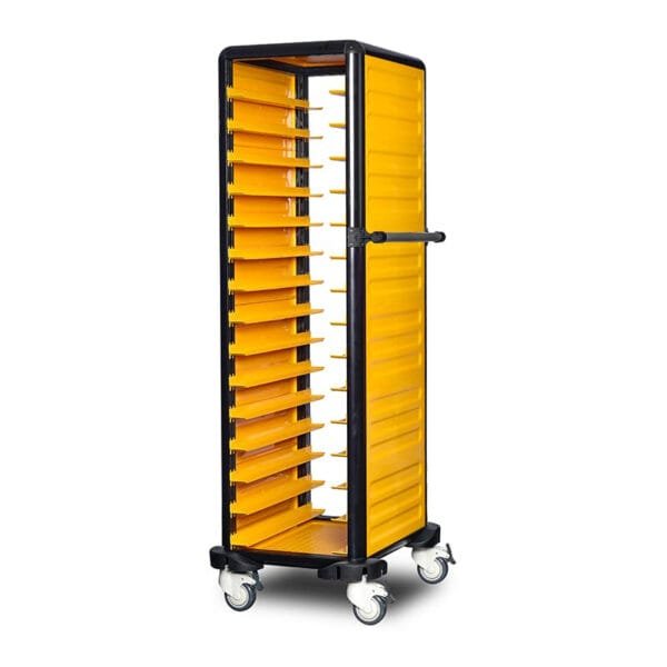 Single Service Tray Trolley 150CM (2 Sides Closed)