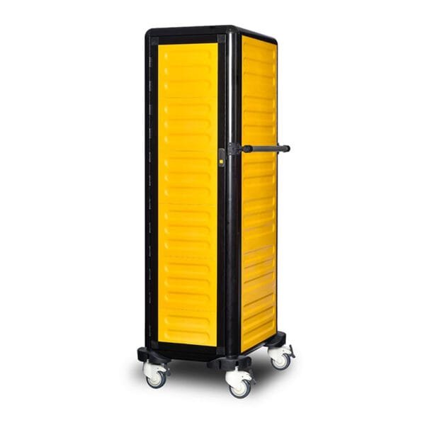 Single Gastronome Pan Trolley 150CM (2 Sides+Back Closed+Door)