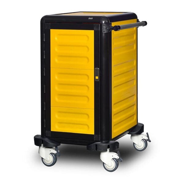 Single Service Tray Trolley 75CM (2 Sides + Back Closed + Door)